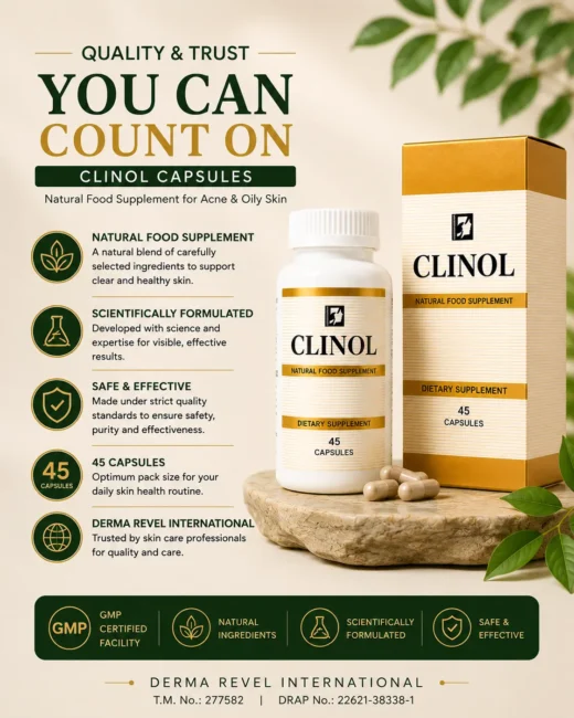 Clinol Capsules Quality and Trust Clinol Capsules quality and trust by Derma Revel International