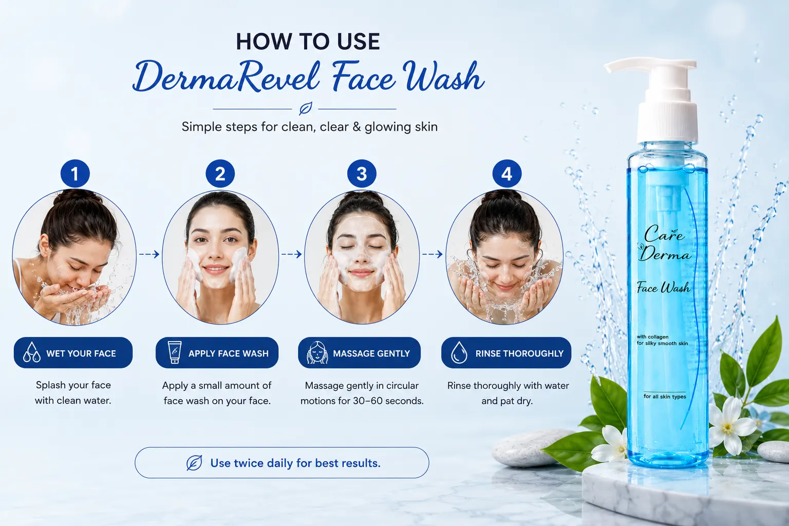 How to use Face Wash With Collagen for daily skincare routine