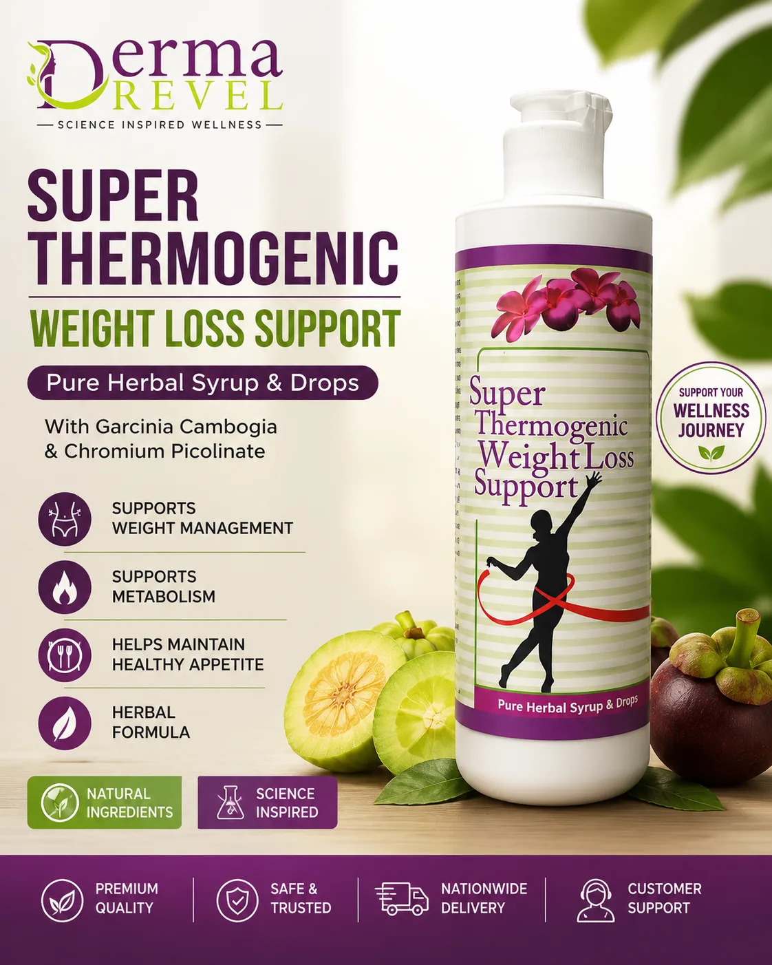 Benefits of Thermogenic Weight Loss Support syrup